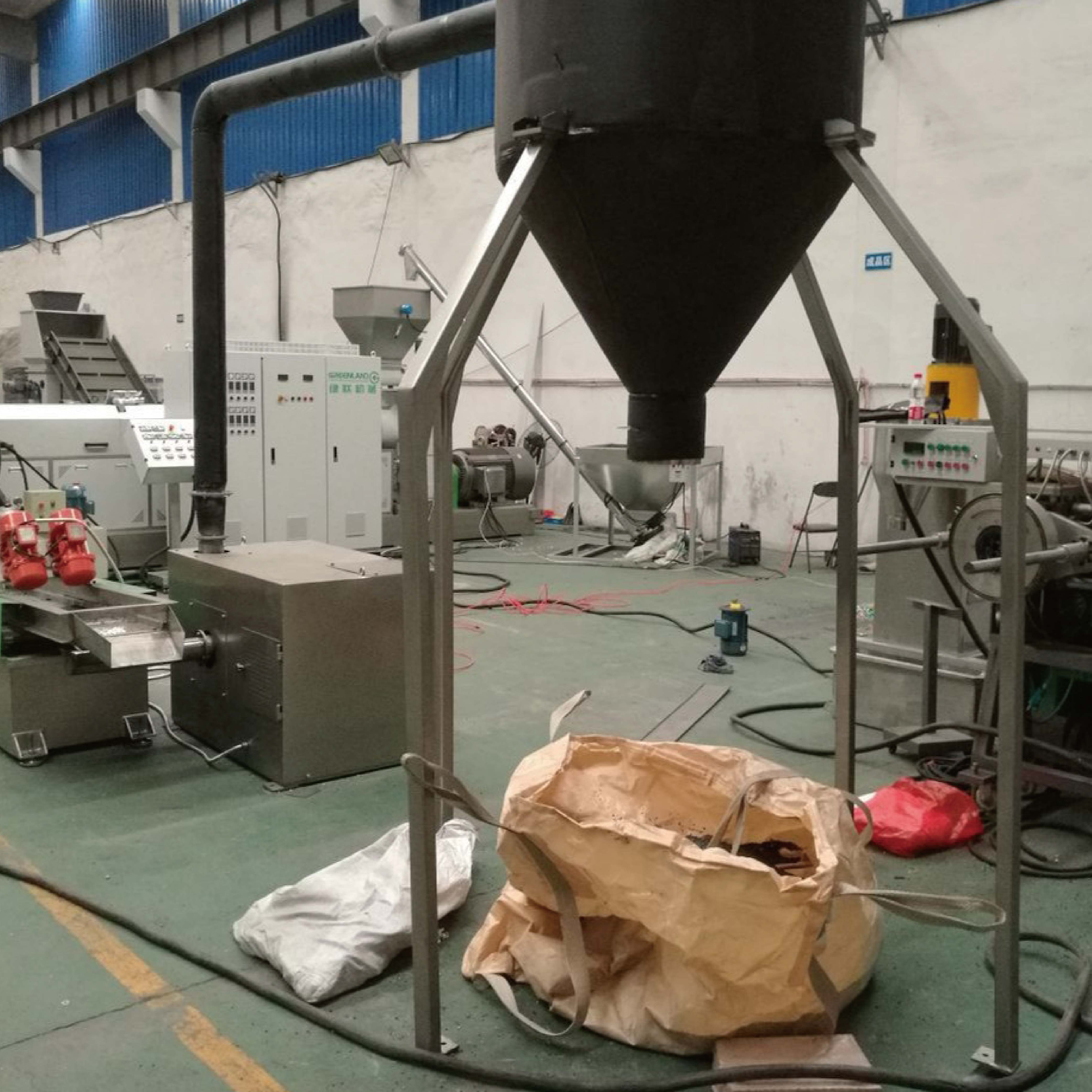 H50-100双阶(双螺杆/单螺杆)造粒机100-200kg/h